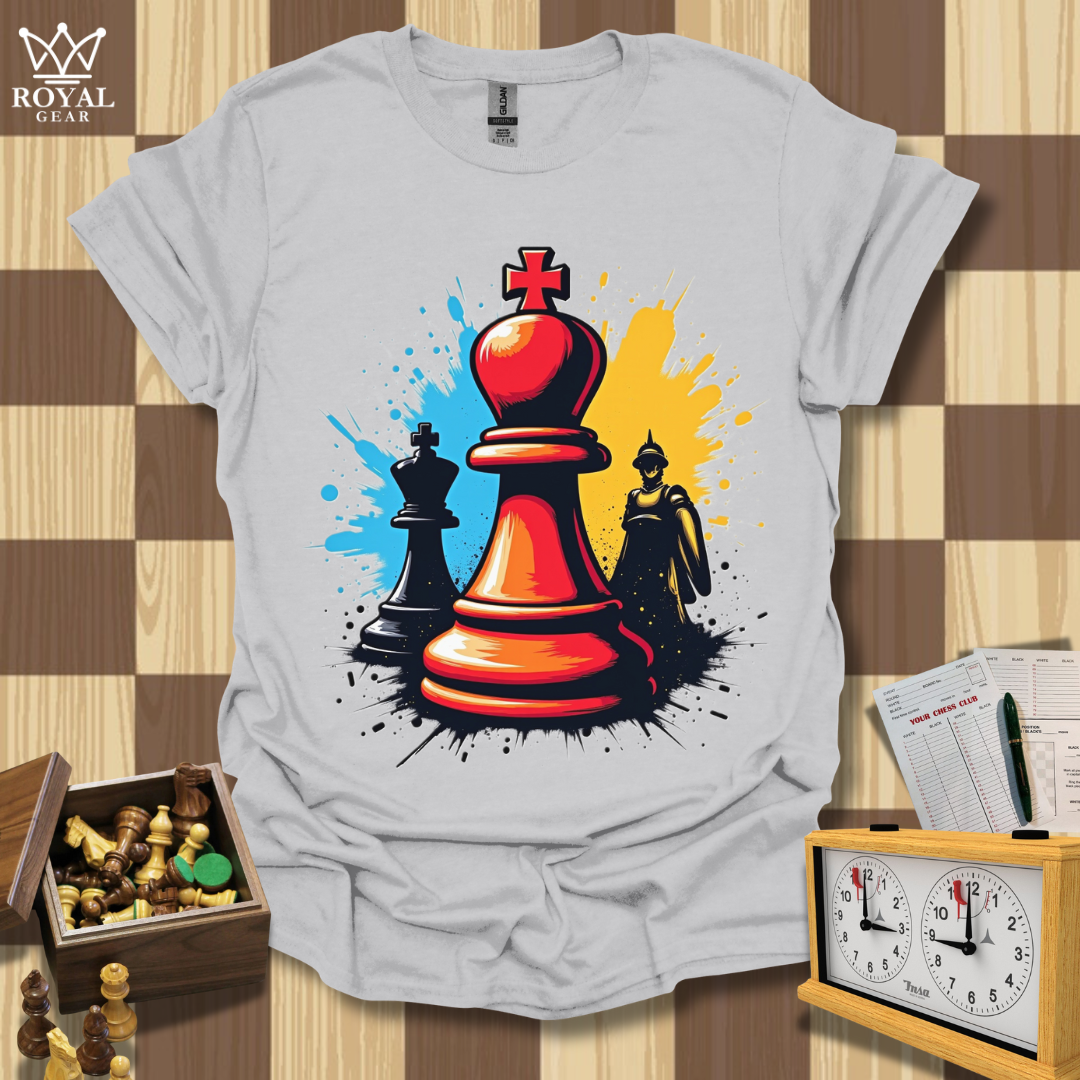 Vivid Chess Bishop T-Shirt