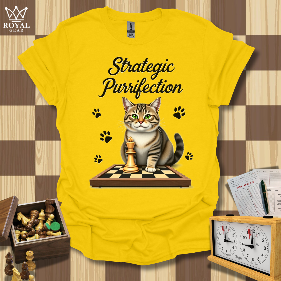 Purr Powerfull Chess T-Shirt