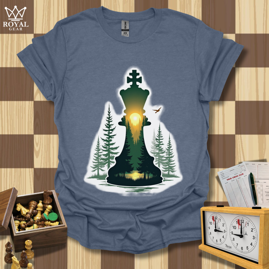 Majestic Dawn Chess King T-Shirt