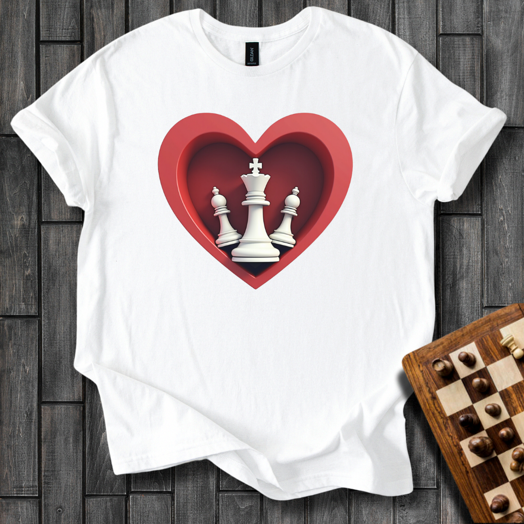 Royal Heart Chess T-Shirt