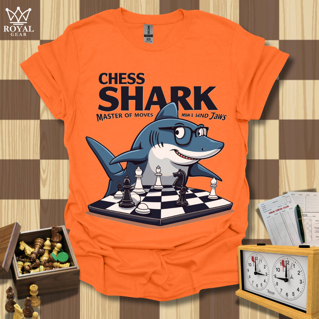 Shark Strategy Chess T-Shirt