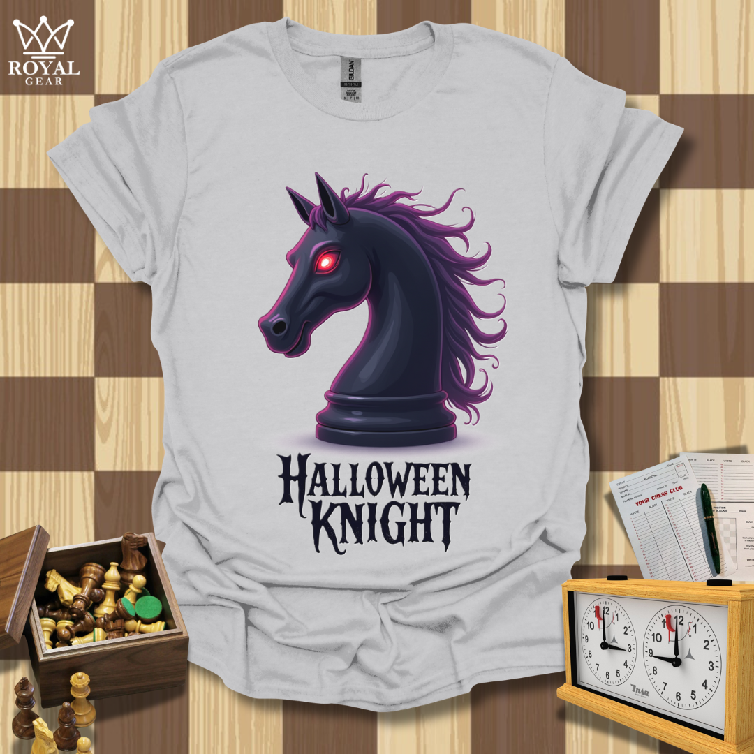 Halloween Knight Chess T-Shirt