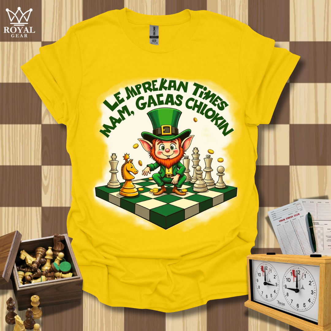 St. Patrick’s Day Leprechaun Chess T-Shirt