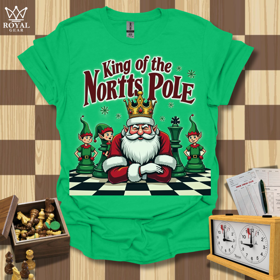 King of the Arctic Throne Chess T-Shirt