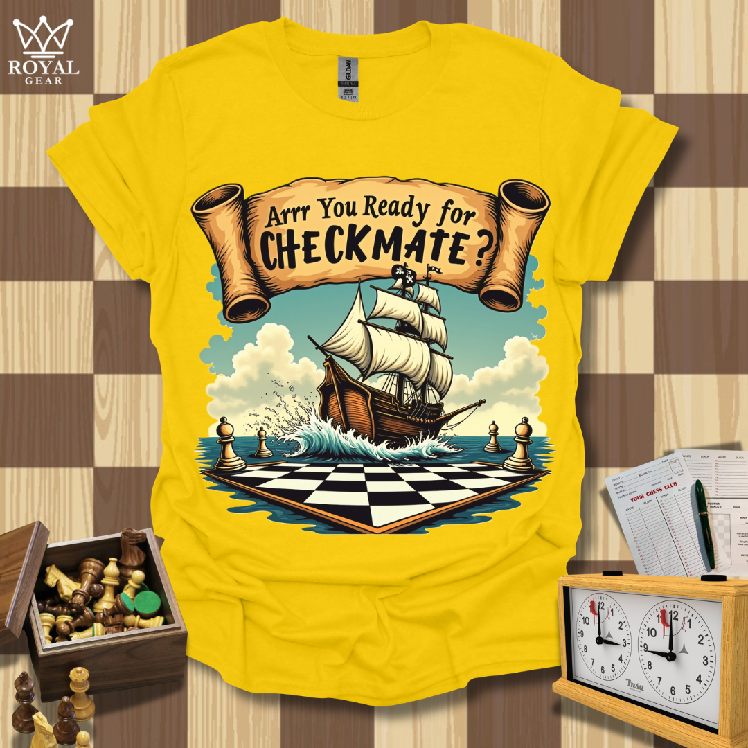 Arrr Pirat Checkmate Chess T-Shirt