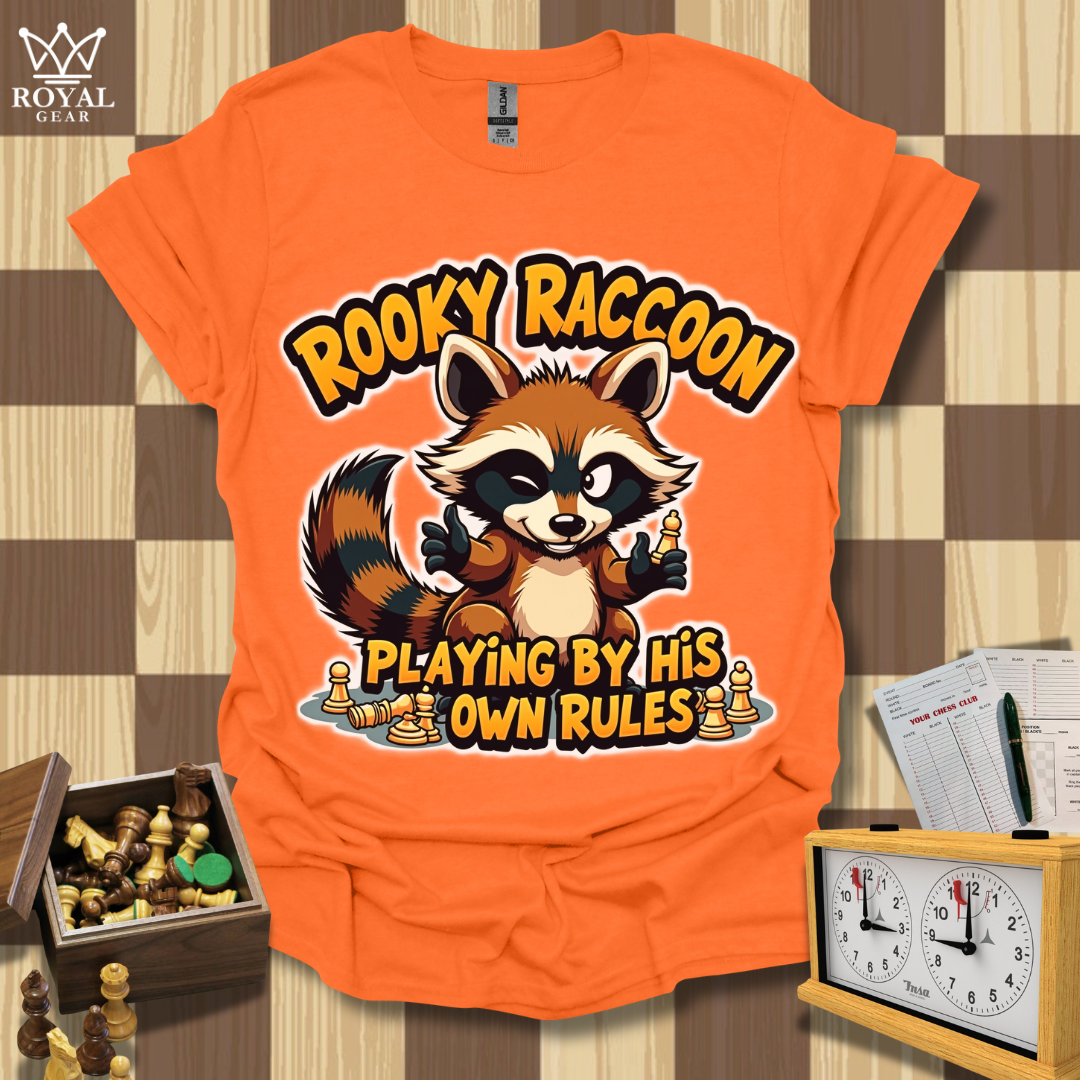 Rooky Raccoon Chess T-Shirt