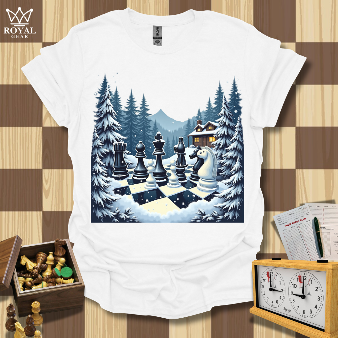 Winter Strategy Chess T-Shirt