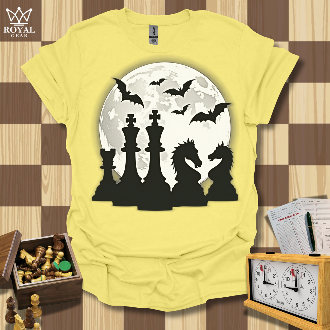 Moonlit Tactics Chess T-Shirt