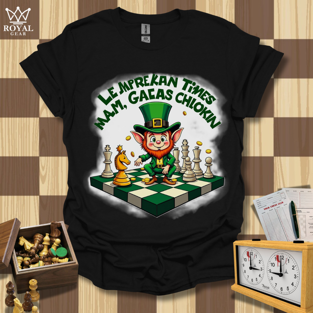 St. Patrick’s Day Leprechaun Chess T-Shirt