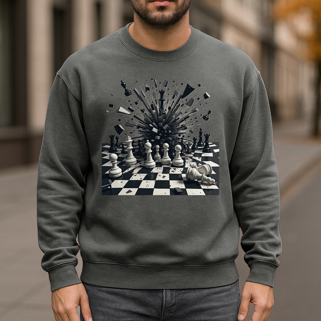 Chaos Unleashed Garment-Dyed Sweatshirt