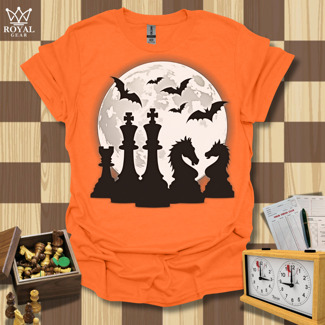 Moonlit Tactics Chess T-Shirt