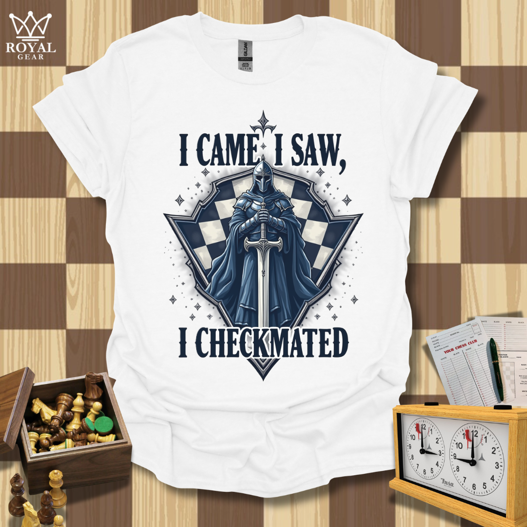 I Came, I Saw, I Checkmated Chess T-Shirt