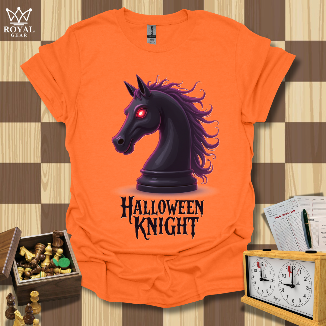 Halloween Knight Chess T-Shirt