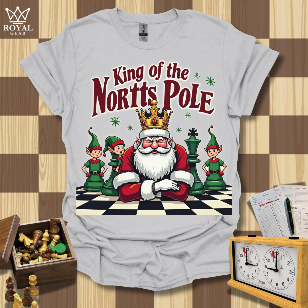 King of the Arctic Throne Chess T-Shirt