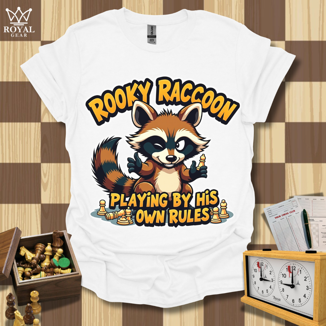 Rooky Raccoon Chess T-Shirt